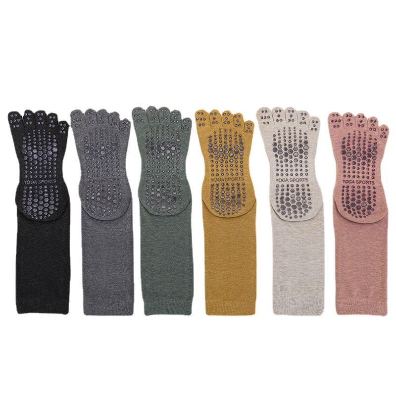 Trampoline Park Sock - Chaussettes de Yoga mi-tube pour femmes,