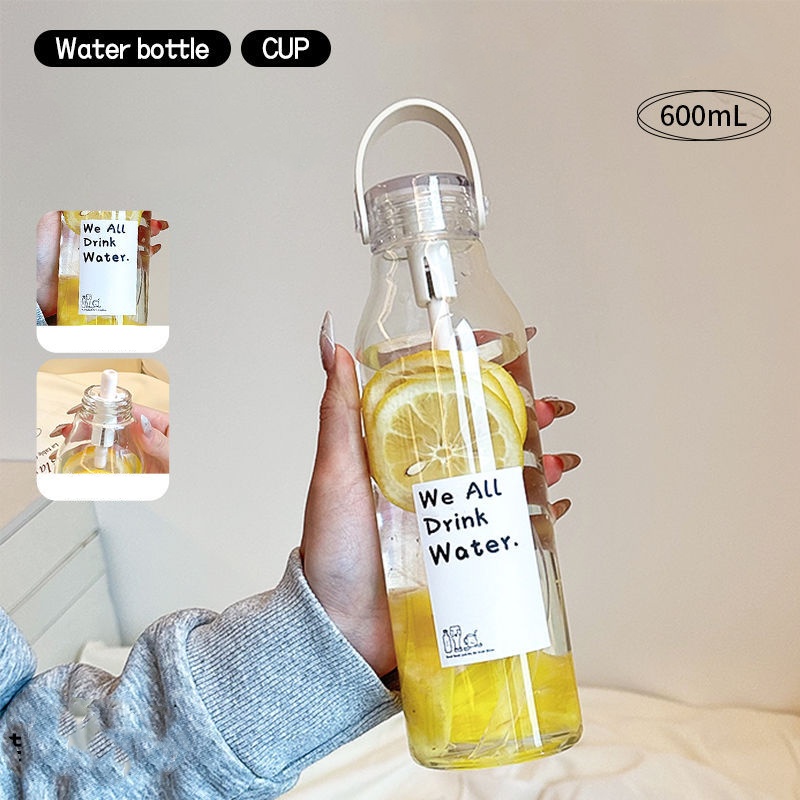 Outdoor Sport Glass Water Bottle - Bouteille d'eau en verre épais de
