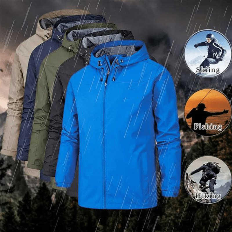 Outdoor Sport Winter Jacket - Veste coupe-vent imperméable unisexe, veste d'alpinisme