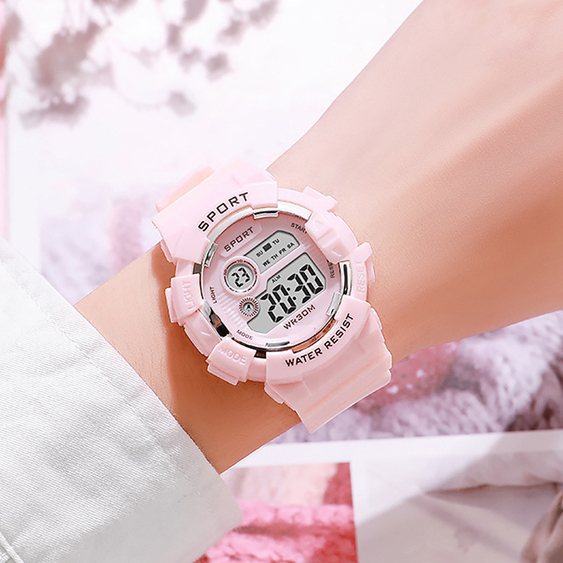 Outdoor Sport Smart Watch - Mode enfants montres lumineux étanche sport
