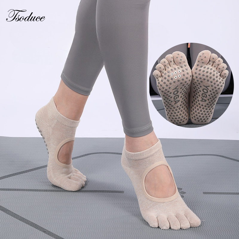 Trampoline Park Sock - Chaussettes de Yoga Professionnelles en Silicone