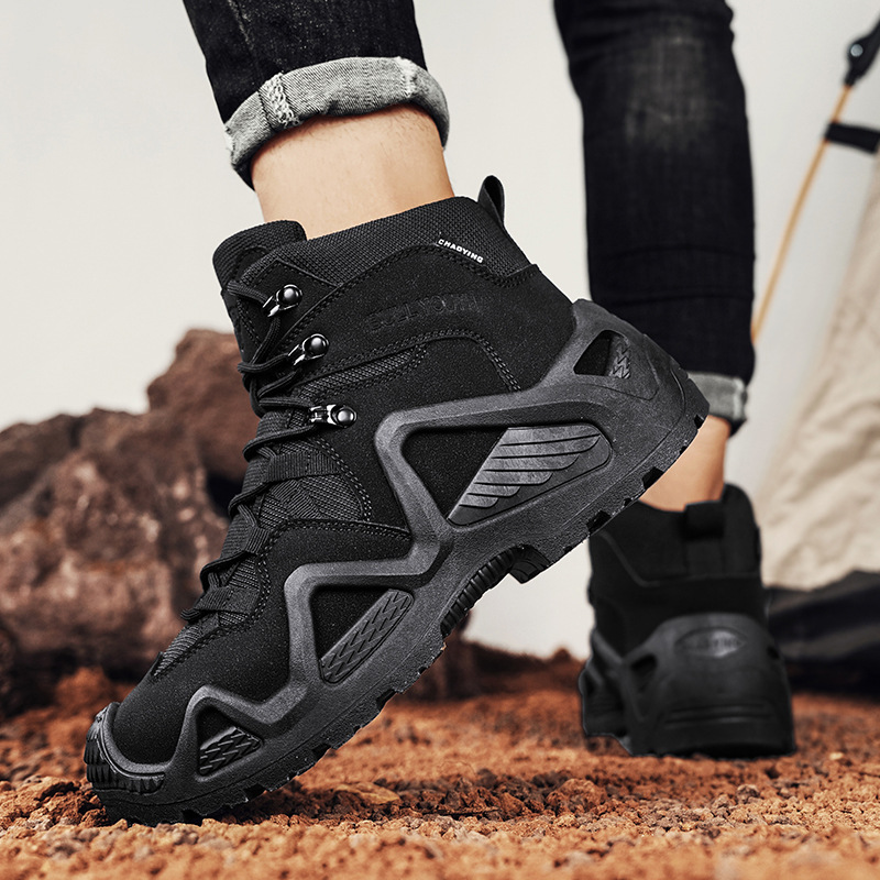 Outdoor Sport With Sticks - Bottes tactiques ultralégères pour hommes, chaussures