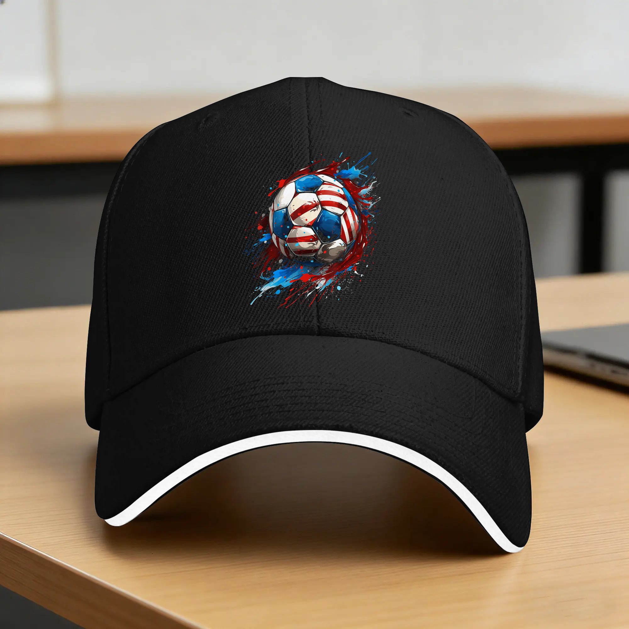 Outdoor Sport Usa - Casquette de baseball rétro ajustée personnalisable