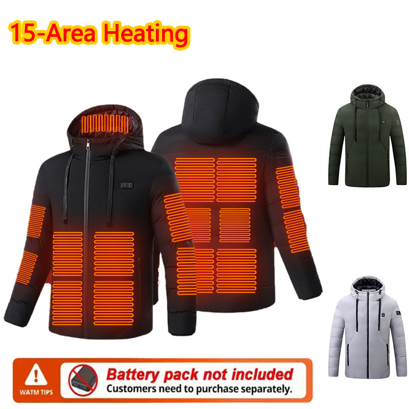 Outdoor Sport Winter Jacket - Veste d'hiver chauffante à 15 zones