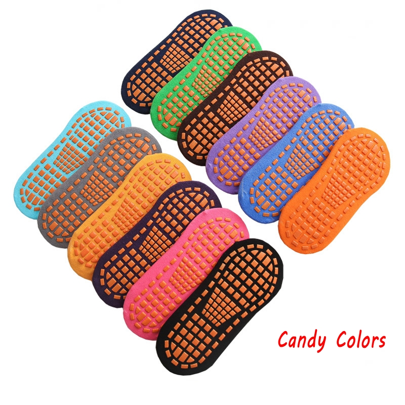 Trampoline Park Sock - 10 paires enfants adultes chaussettes antidérapantes