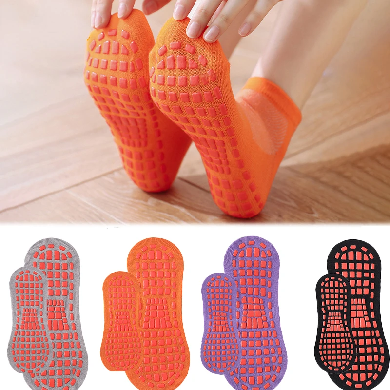 Trampoline Park Sock - Chaussettes antidérapantes pour enfants et adultes,