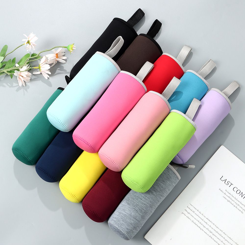 Outdoor Sport Glass Water Bottle - Couvercle de bouteille d'eau en néoprène