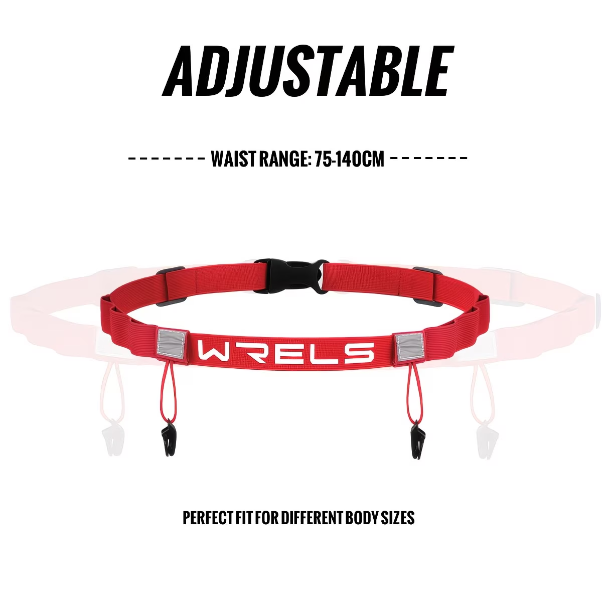 Outdoor Sports List - Ceinture porte-dossard unisexe WRELS pour triathlon,