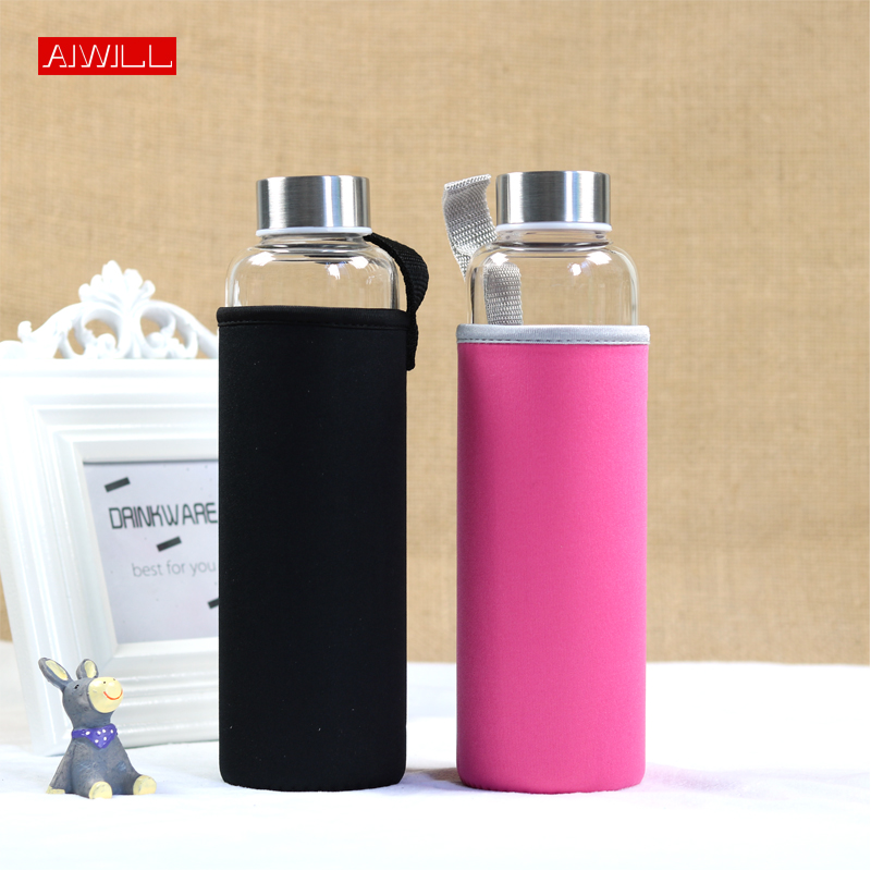 Outdoor Sport Glass Water Bottle - AIWILL-Bouteille d'eau de sport en verre