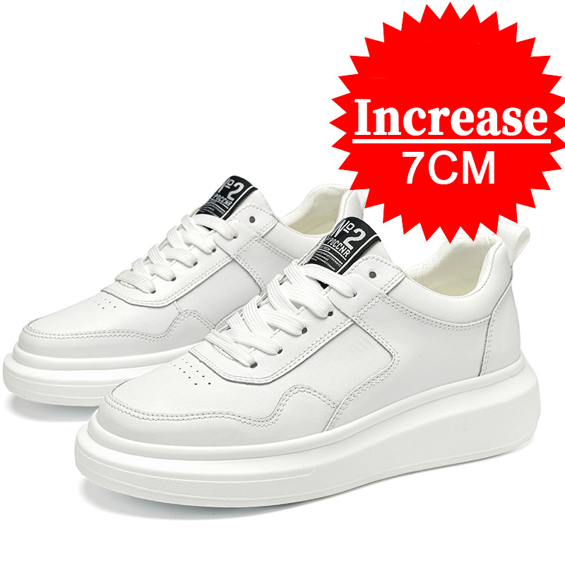 Outdoor Sport With Sticks - Chaussures rehaussantes en cuir de luxe
