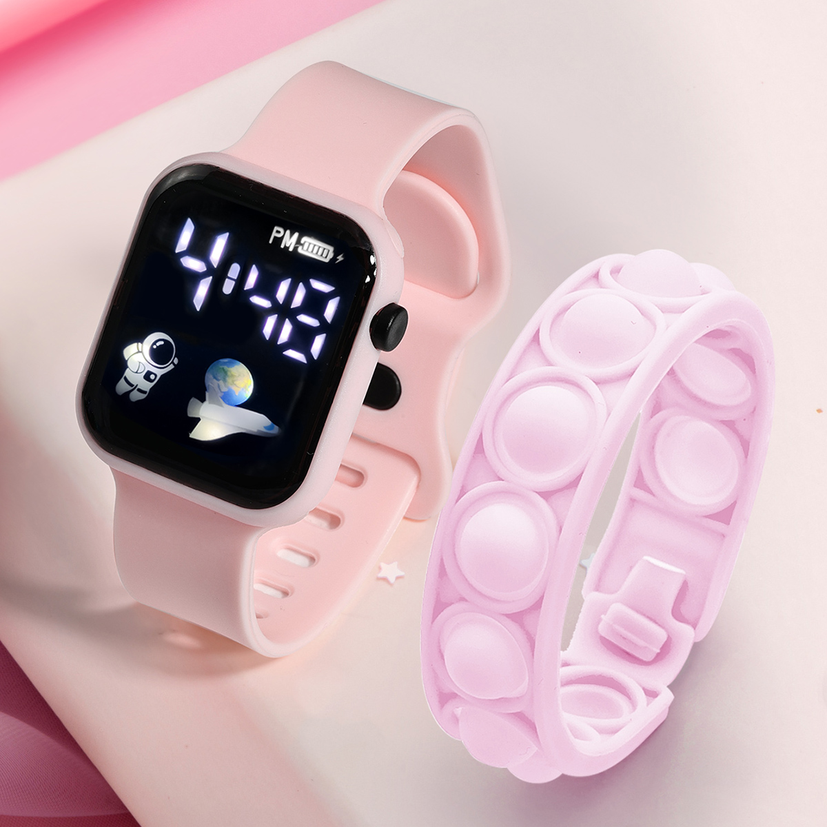 Outdoor Sport Smart Watch - Bracelet de montre intelligente pour enfants,