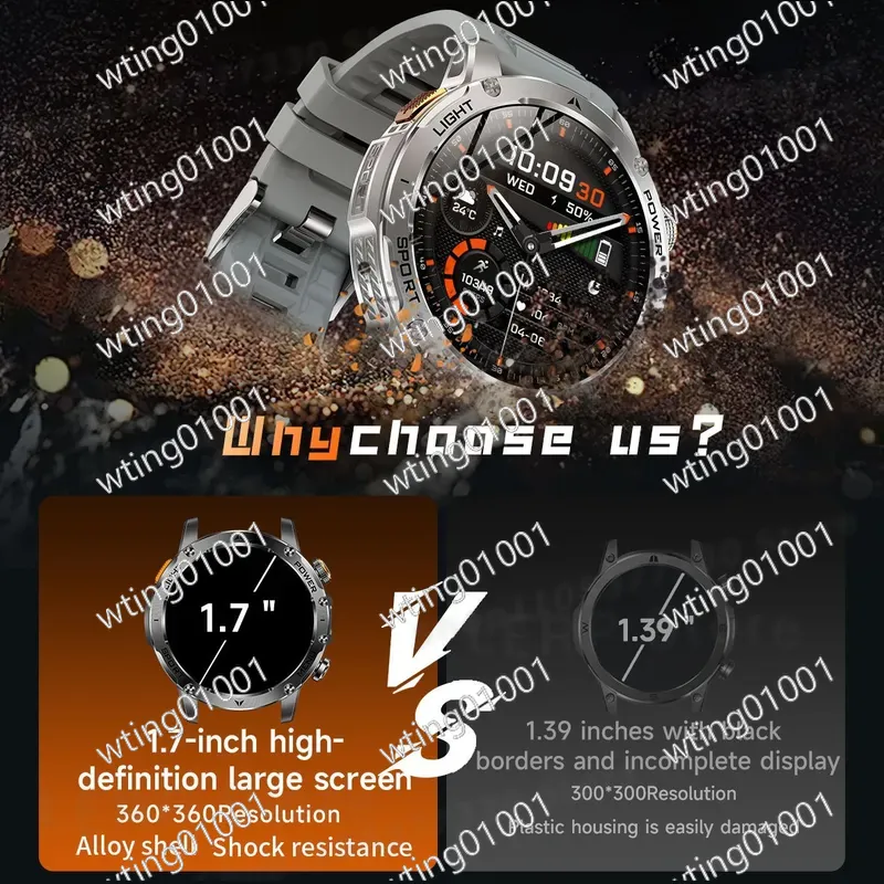 Montre connectée AK87 avec lam - Outdoor Sport Smart Watch avis et prix