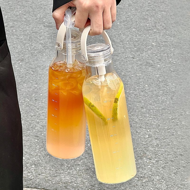 Bouteille d'eau en verre épais - Outdoor Sport Glass Water Bottle avis et prix