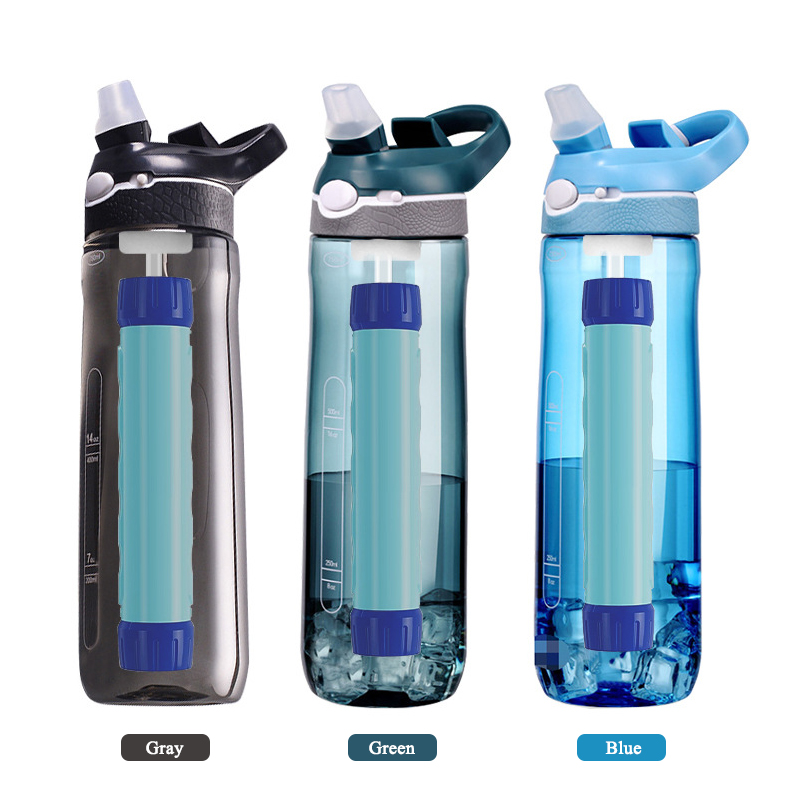 Bouteille filtrante d'eau hydr - Outdoor Sport Glass Water Bottle avis et prix