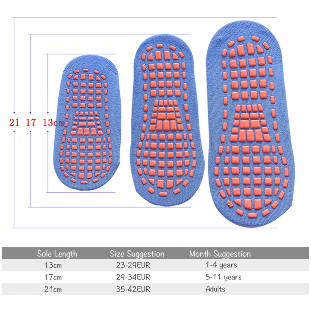 Chaussettes antidérapantes pou - Trampoline Park Sock avis et prix