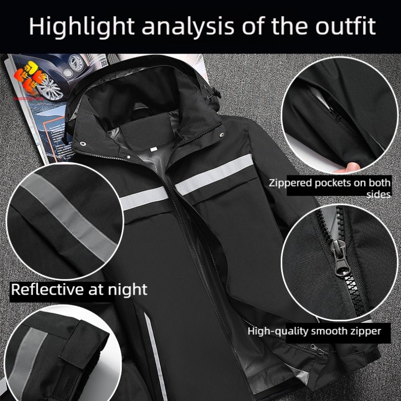Veste de travail légère à capu - Outdoor Sport Windbreaker avis et prix