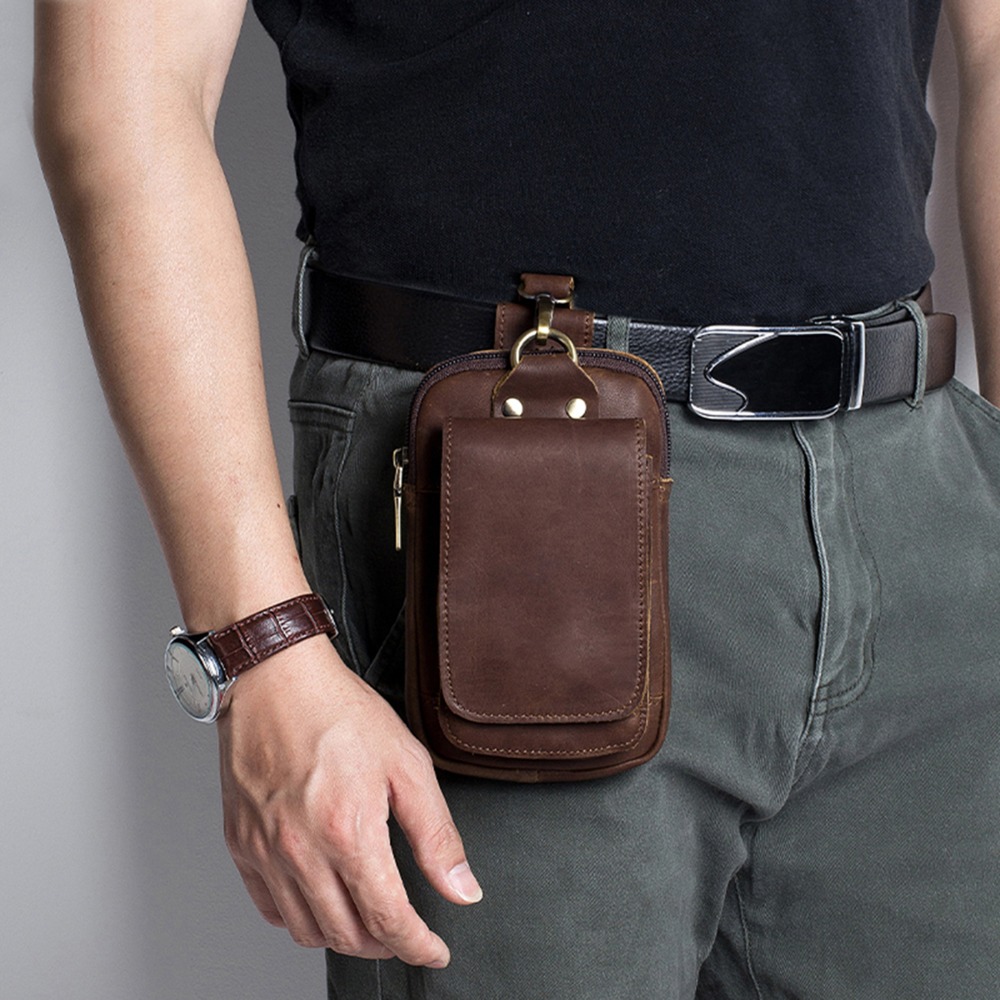 Sac banane vintage en cuir de  - Outdoor Sport Bag avis et prix