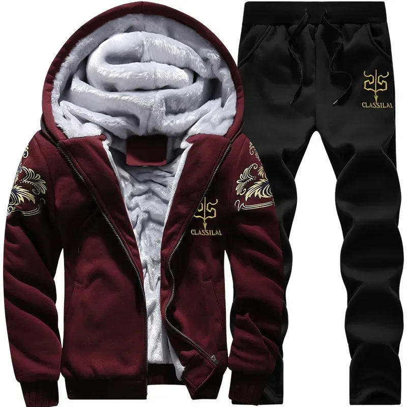 Automne hiver hommes ensembles - Outdoor Sport Winter Jacket avis et prix