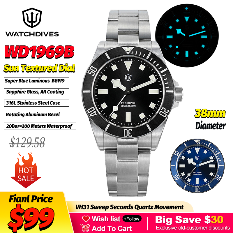 Watchdives WD1969 montres-brac - Outdoor Sport Smart Watch avis et prix