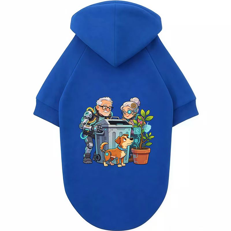 Imprimé rétro de chien robot,  - Outdoor Sport Winter Jacket avis et prix