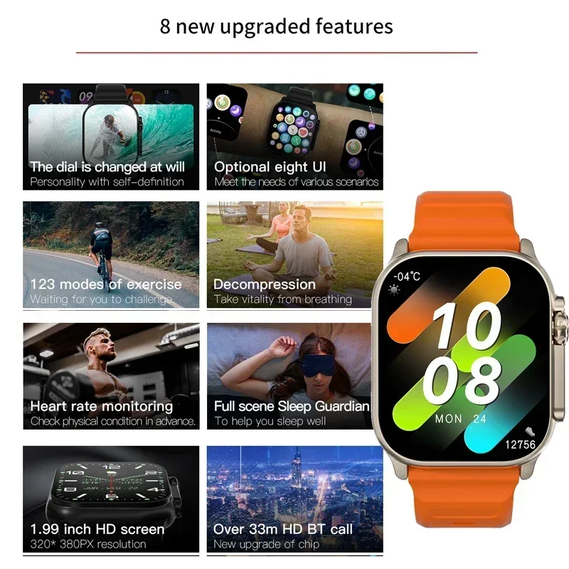 Nouvelle série 9 Watch PK HK8  - Outdoor Sport Smart Watch avis et prix