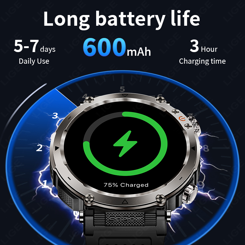 Nouvelle montre connectée mili - Outdoor Sport Smart Watch avis et prix