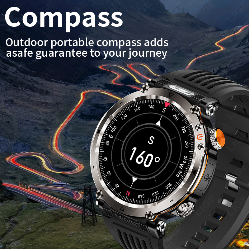 Nouvelle montre connectée mili - Outdoor Sport Smart Watch avis et prix
