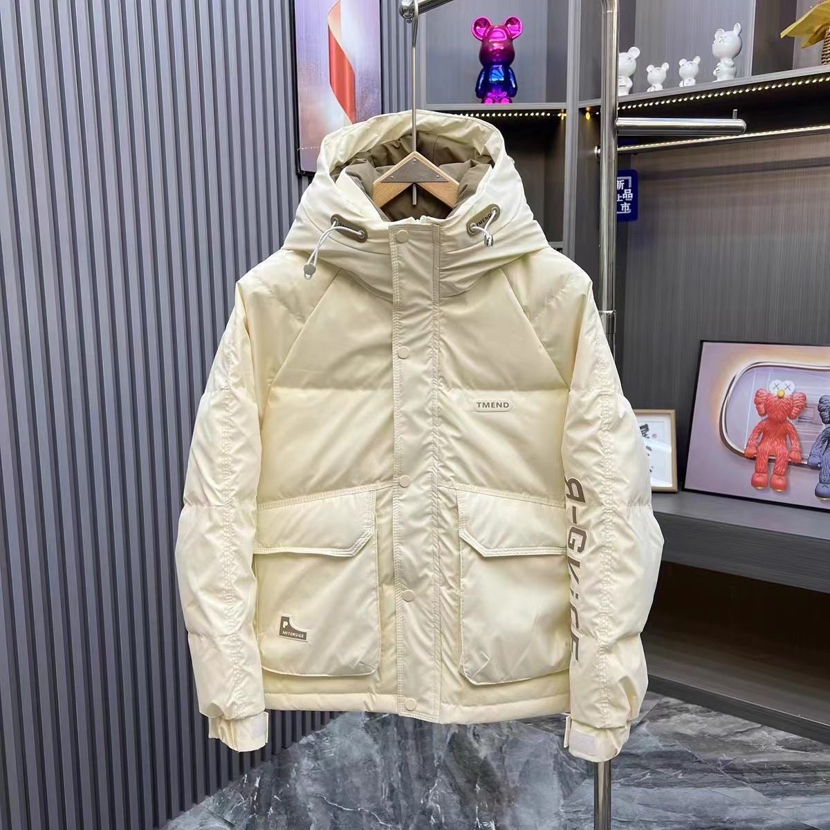 Doudoune courte à capuche coup - Outdoor Sport Winter Jacket avis et prix