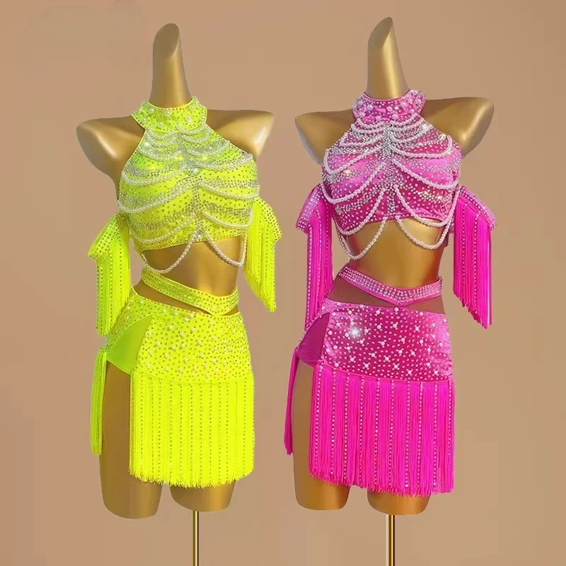 Nouvelle Robe de Danse Latine  - Outdoor Sport Dress avis et prix