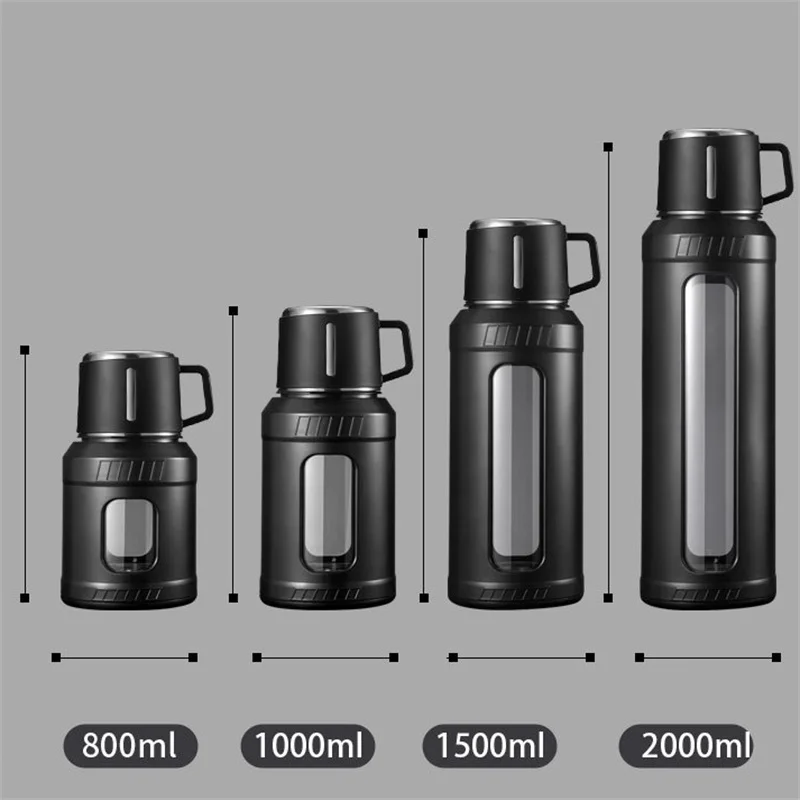 Bouteille d'eau en verre grand - Outdoor Sport Glass Water Bottle avis et prix