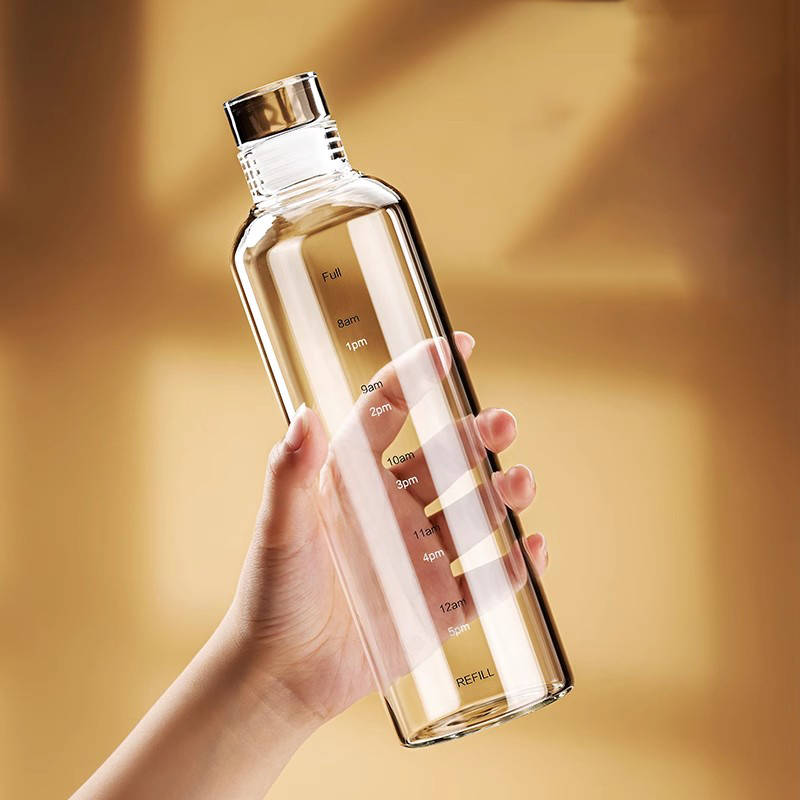 Bouteille d'eau sportive en ve - Outdoor Sport Glass Water Bottle avis et prix